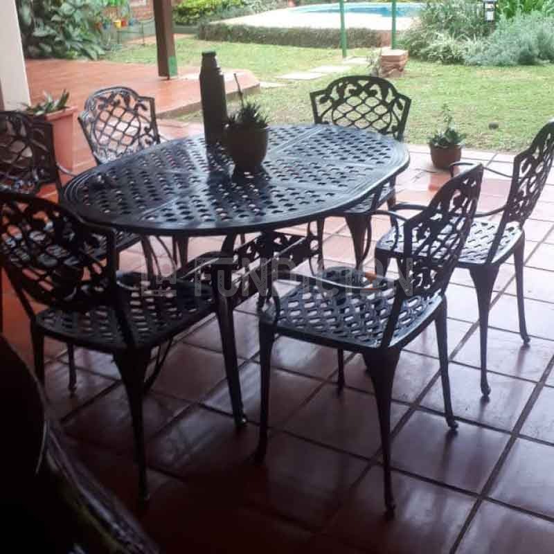 Juegos de Jardín de Aluminio Fundido La Fundición